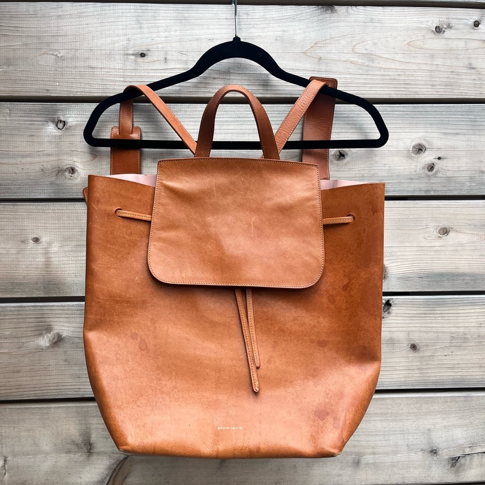 Mansur Gavriel Leather Bookbag